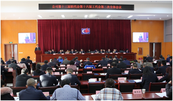 公司隆重召開(kāi)第十三屆職代會(huì)、第十六屆工代會(huì)第二次會(huì)議